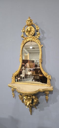 Outstanding Pair Regency Girondelle Mirrors