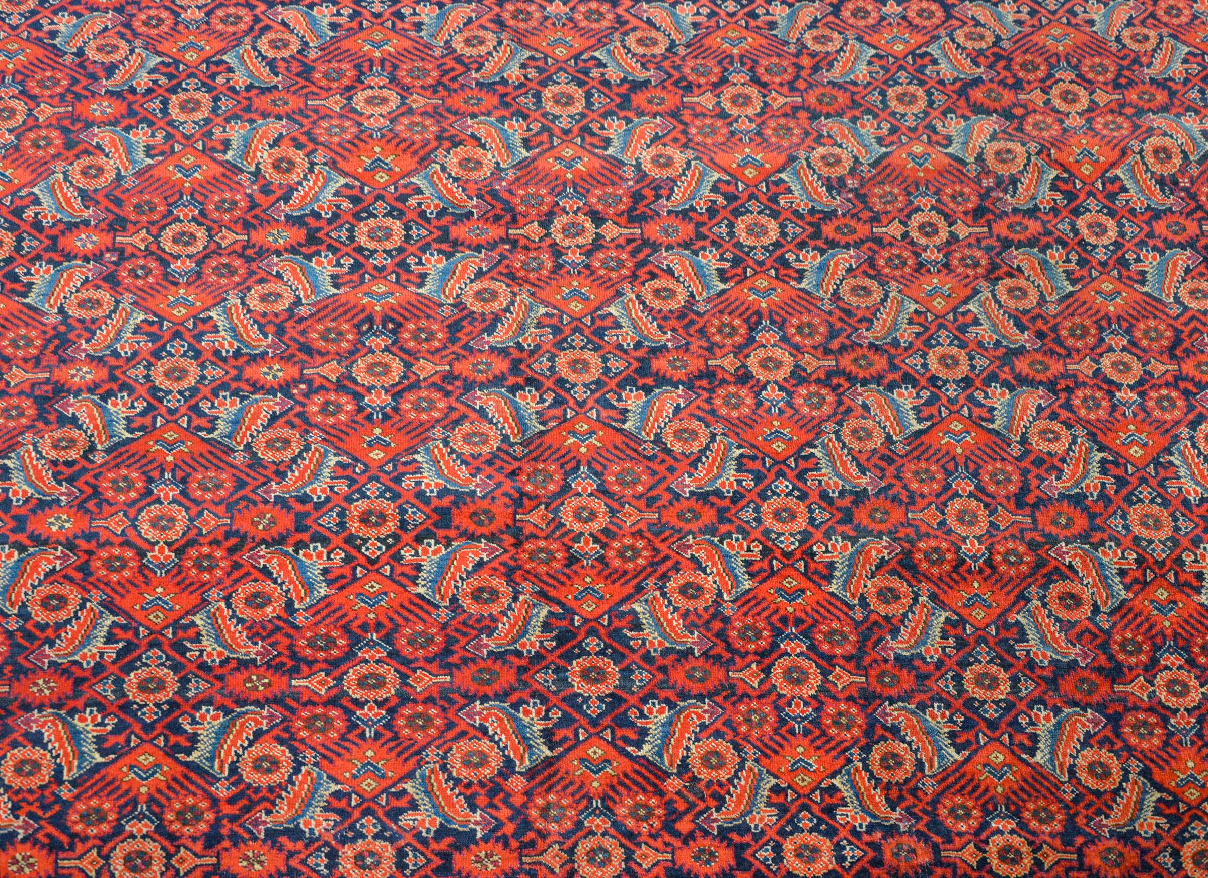 Outstanding Palatial Early 20th Century Bashir Rug In Good Condition For Sale In Chicago, IL