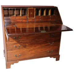 Antique Outstanding Quality 18th Century Mahogany Bureau