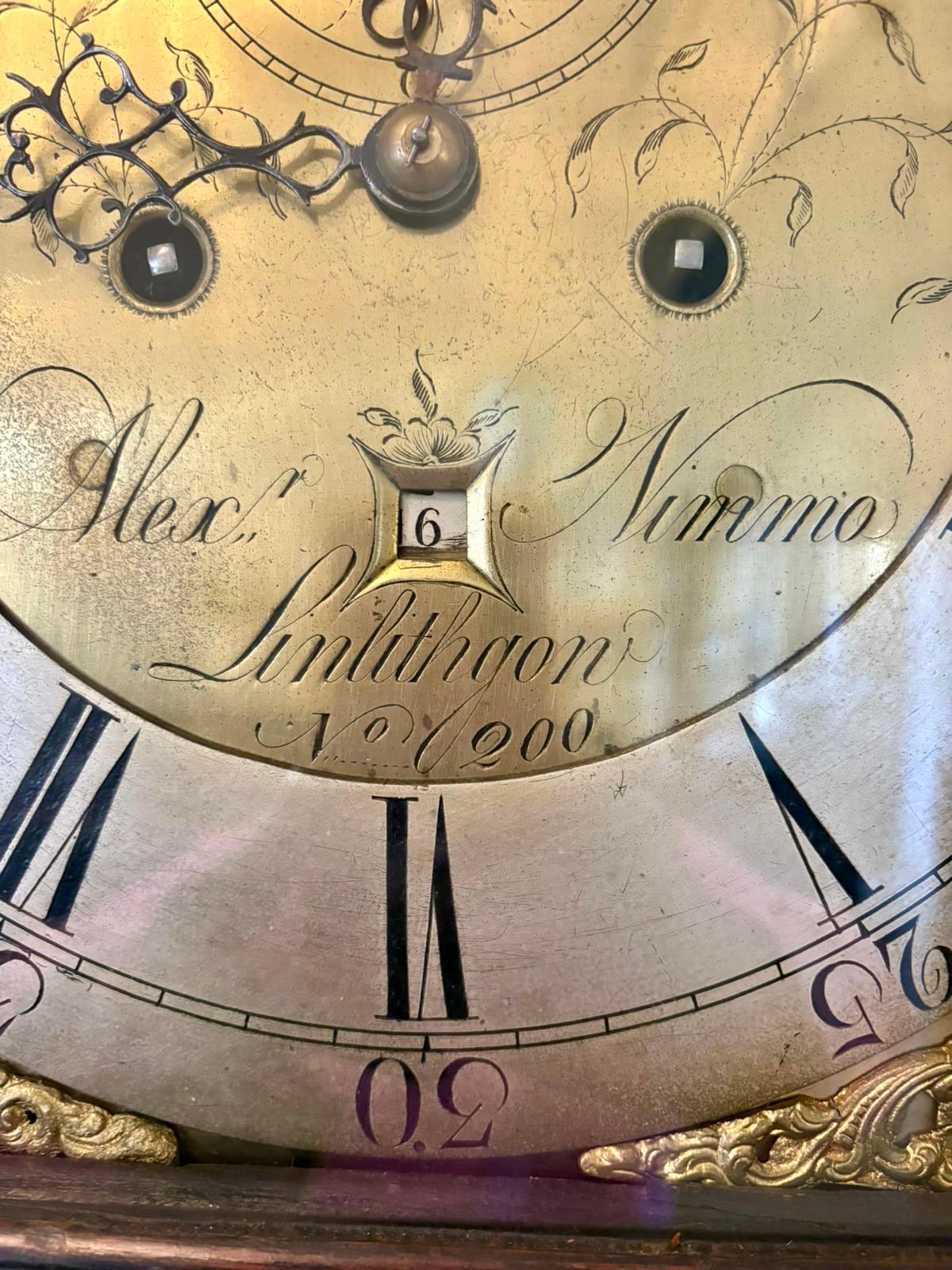 Outstanding Quality 18th Century Oak Longcase Clock For Sale 11