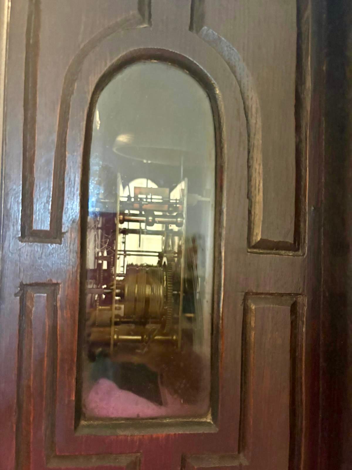 English Outstanding Quality 18th Century Oak Longcase Clock For Sale