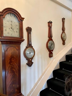 Outstanding Quality Antique 18th Century George III Oversized Banjo Barometer