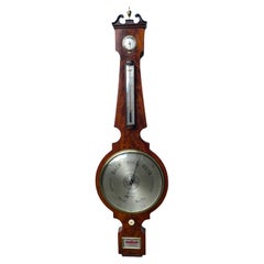 Outstanding Quality Antique 18th Century George III Oversized Banjo Barometer