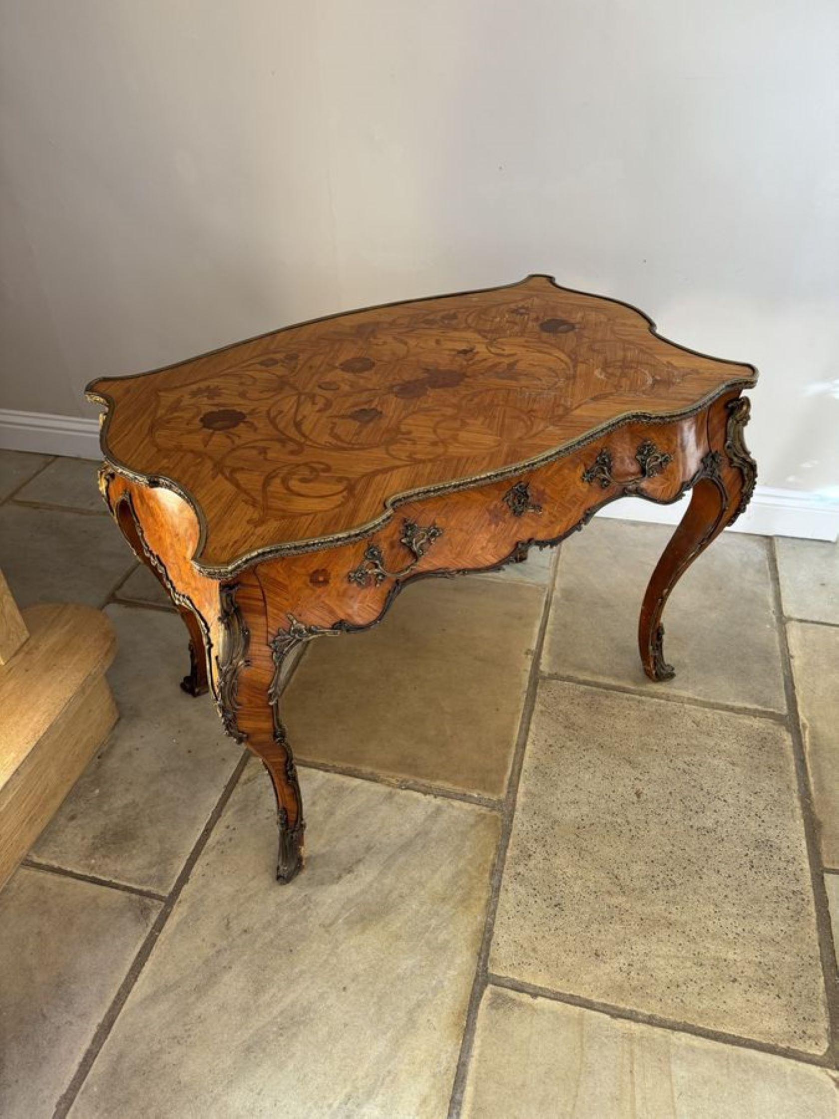 Outstanding quality antique 19th century freestanding French kingwood marquetry For Sale 5