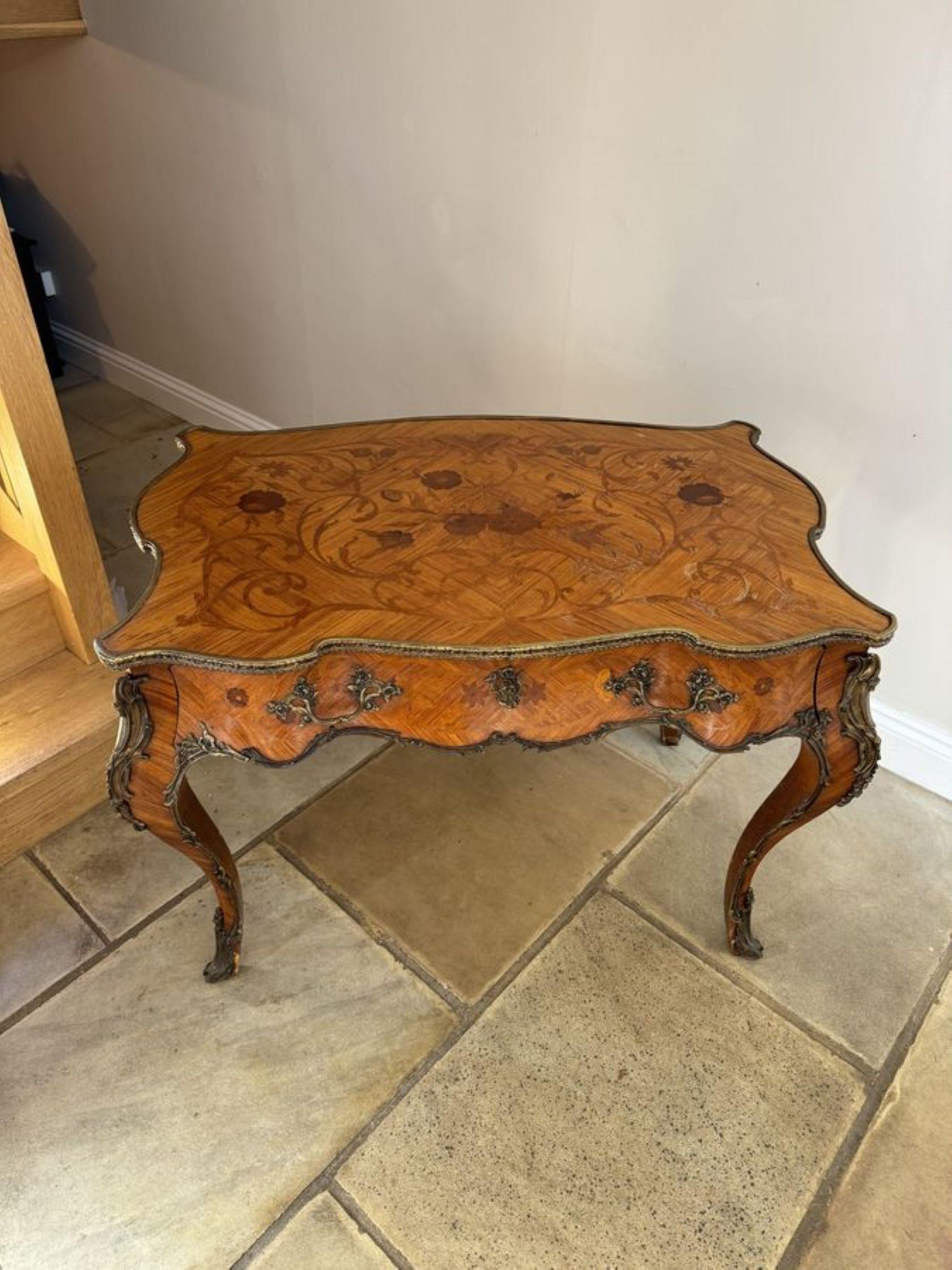 Outstanding quality antique 19th century freestanding French kingwood marquetry For Sale 6