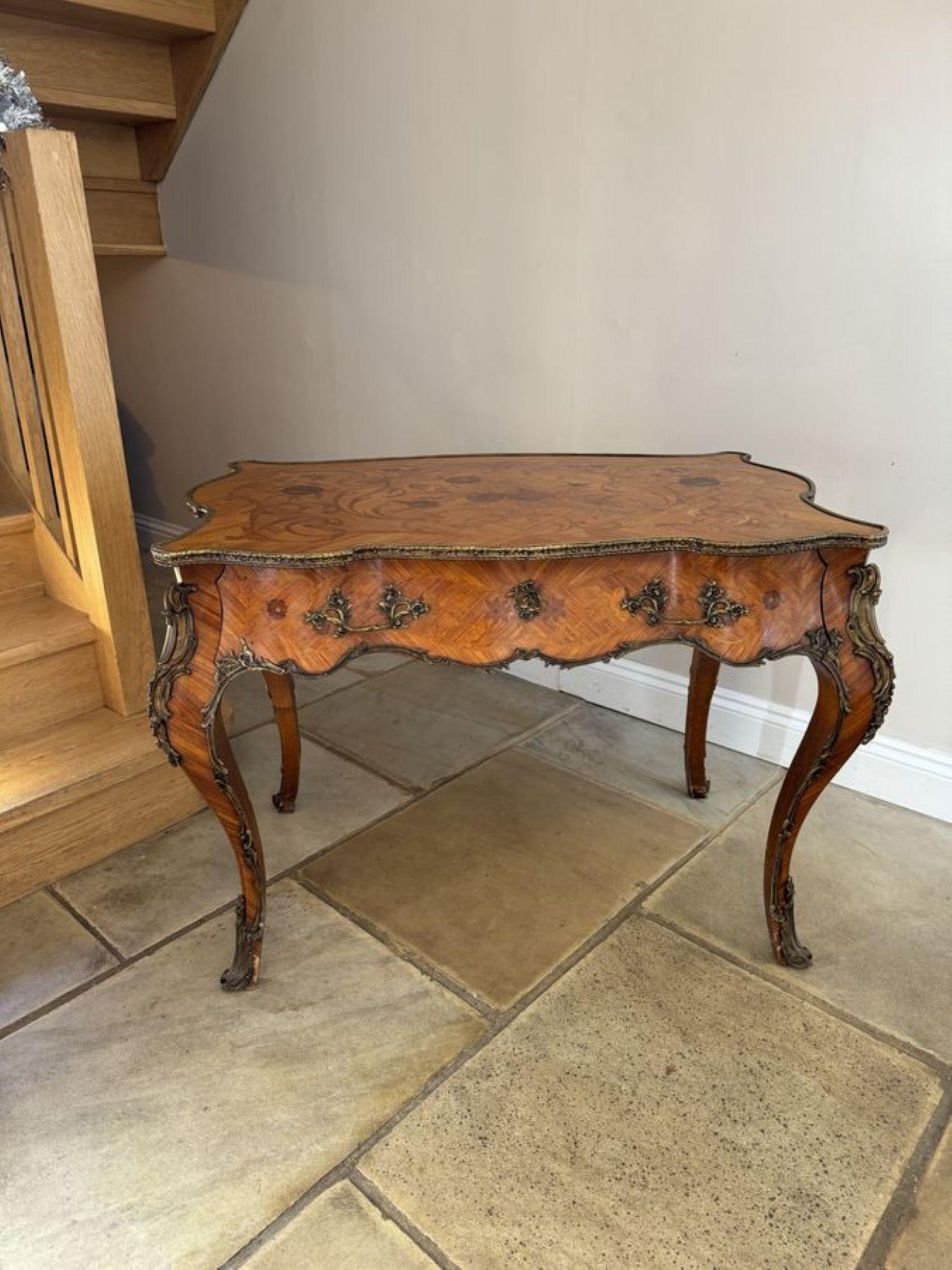 Outstanding quality antique 19th century freestanding French kingwood marquetry For Sale 7