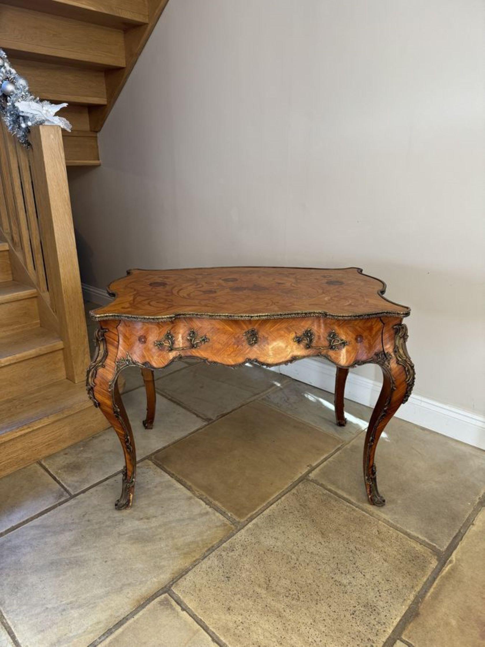 Outstanding quality antique 19th century freestanding French kingwood marquetry In Good Condition For Sale In Ipswich, GB
