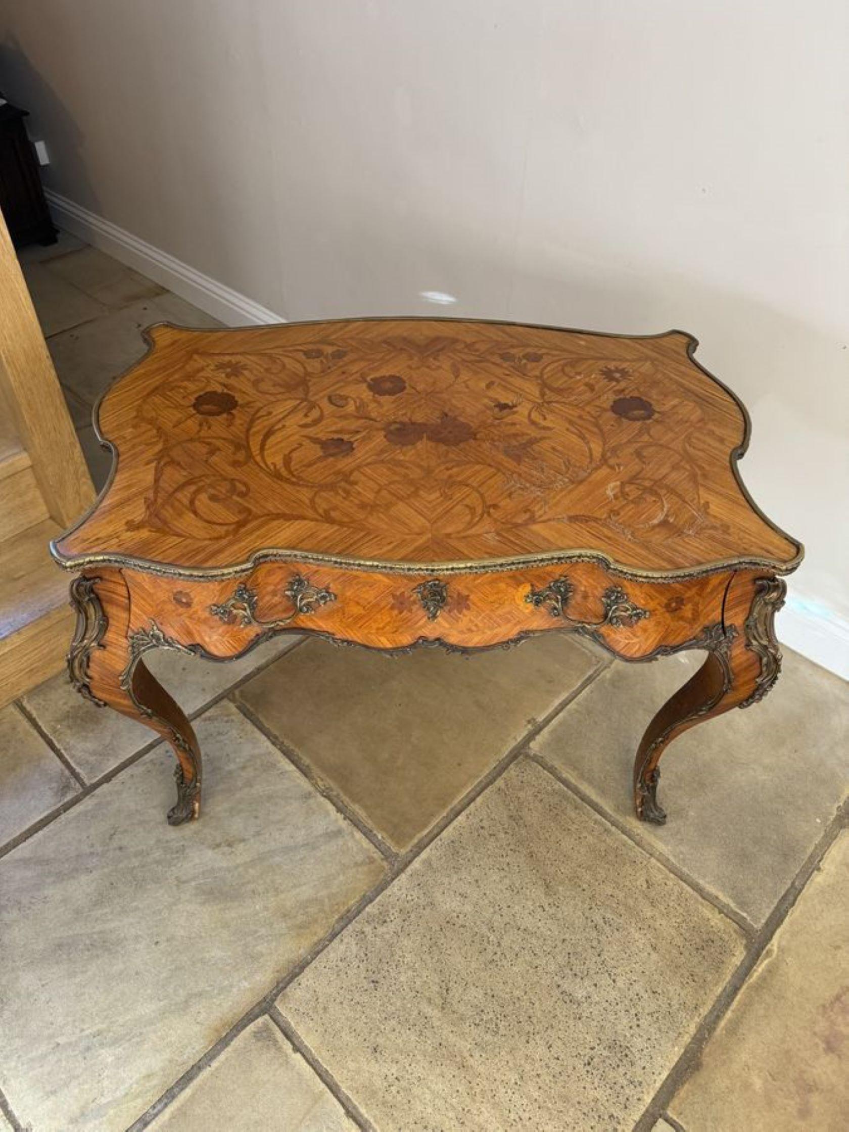 19th Century Outstanding quality antique 19th century freestanding French kingwood marquetry For Sale