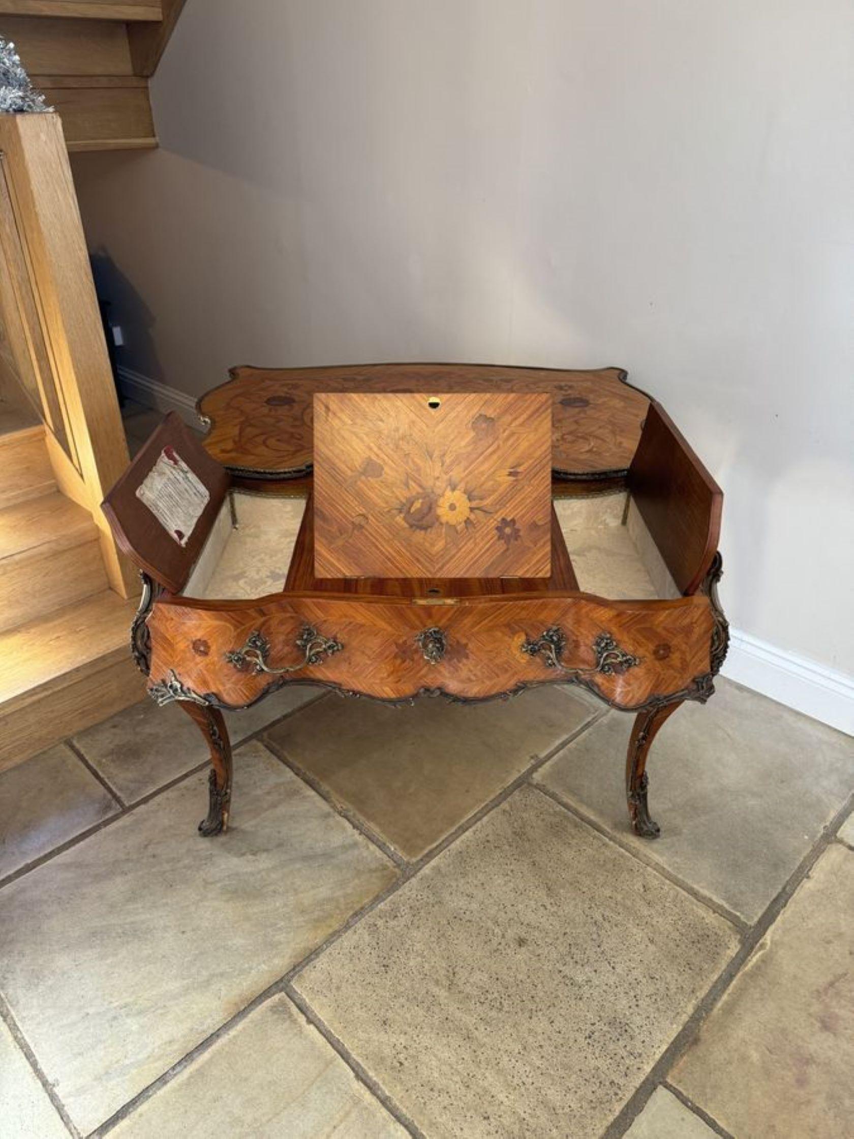Outstanding quality antique 19th century freestanding French kingwood marquetry For Sale 2