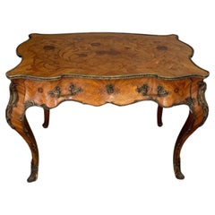 Outstanding quality antique 19th century freestanding French kingwood marquetry