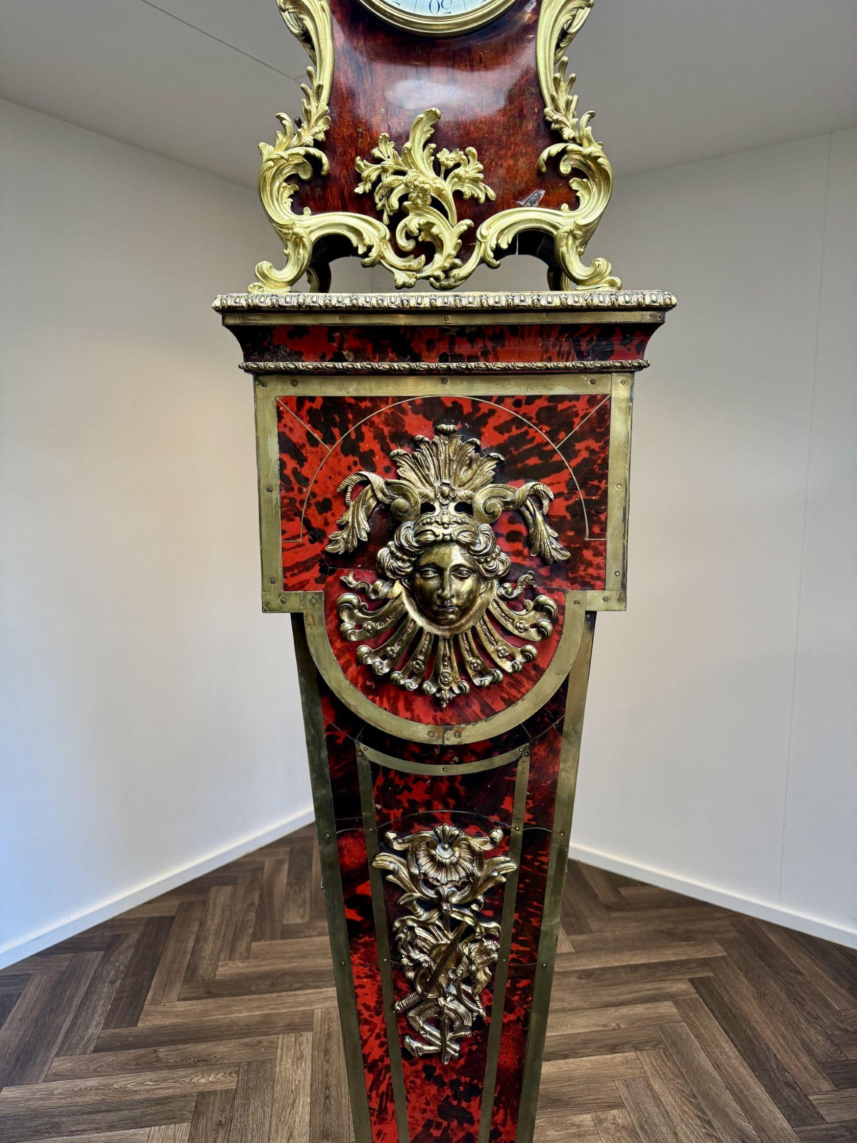 Ottone Orologio a staffa Boulle francese del XIX secolo e supporto di qualità eccezionale in vendita