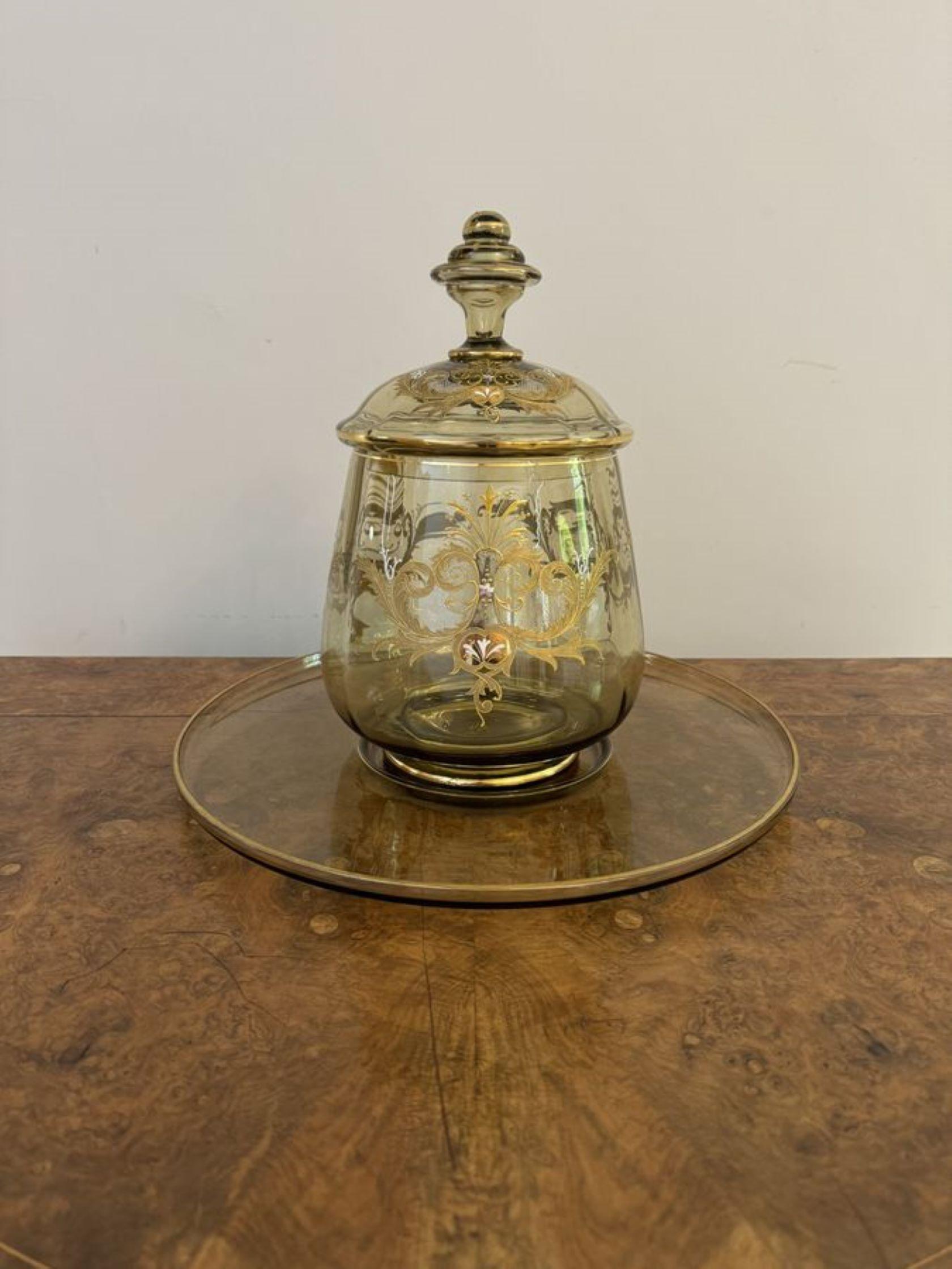Ensemble de bols à punch en verre bohème ancien de qualité exceptionnelle en vente 6