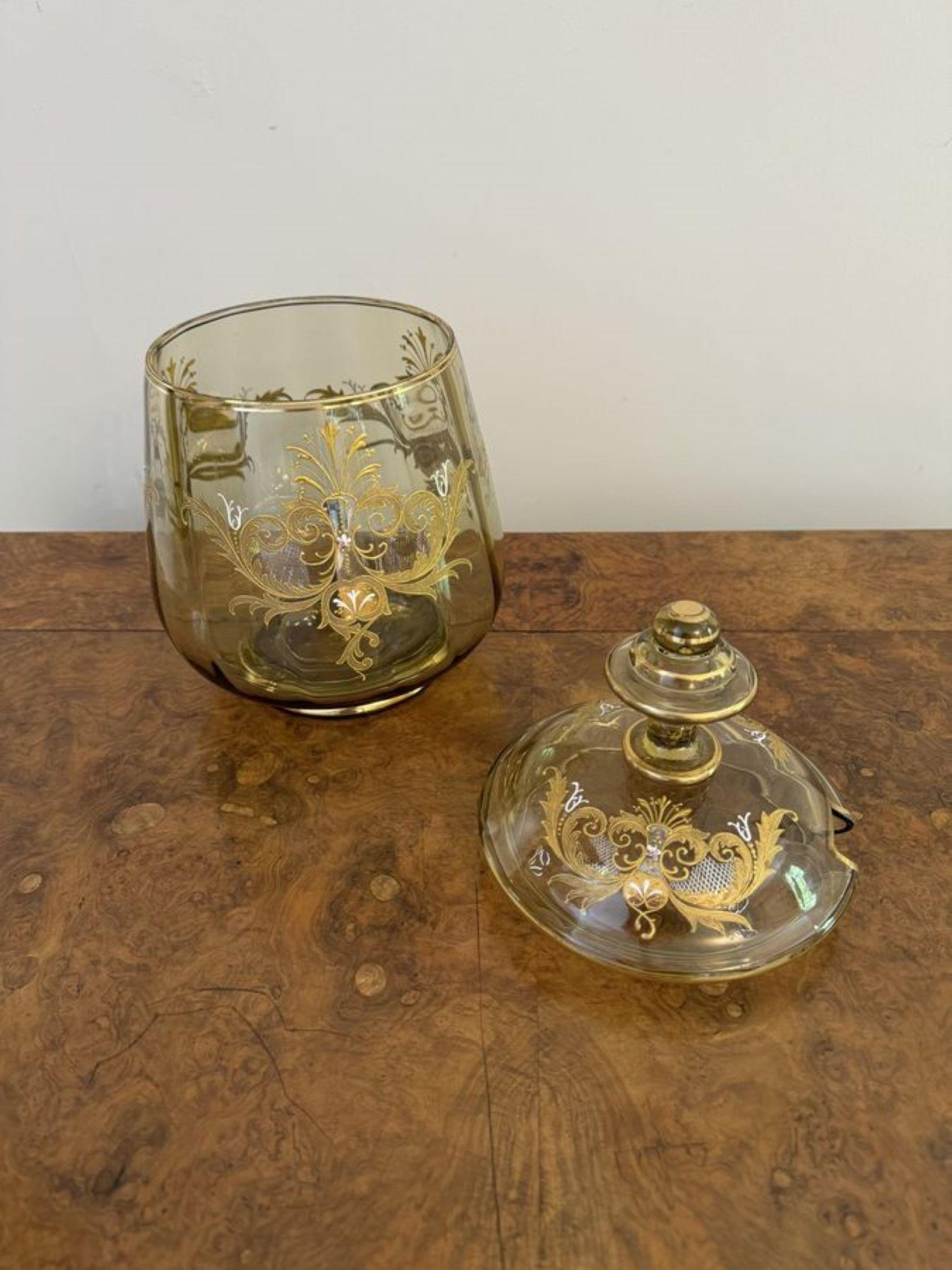 20ième siècle Ensemble de bols à punch en verre bohème ancien de qualité exceptionnelle en vente