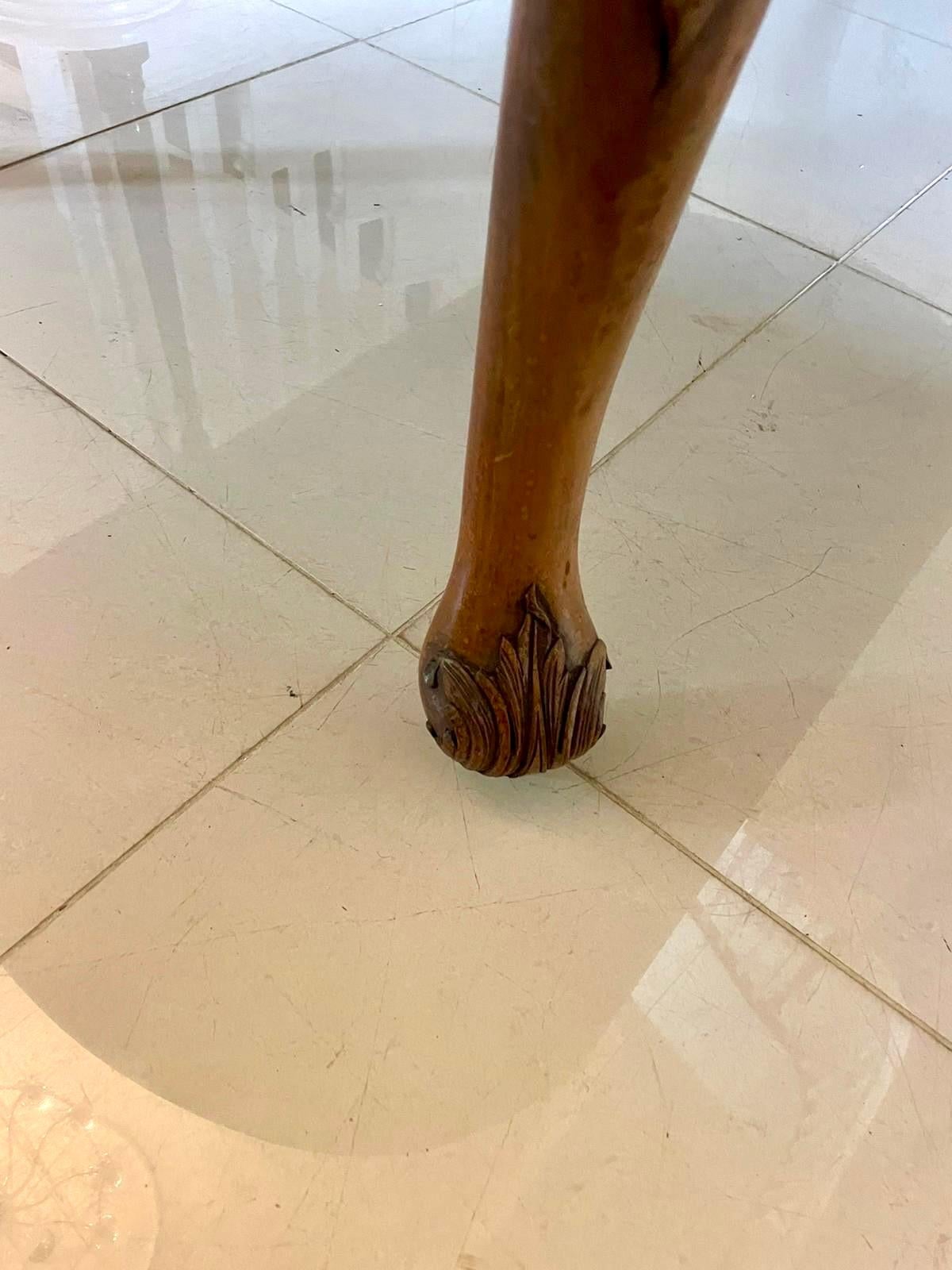 Outstanding Quality Antique Burr Walnut Extending Dining Table By Maple & Co. 7