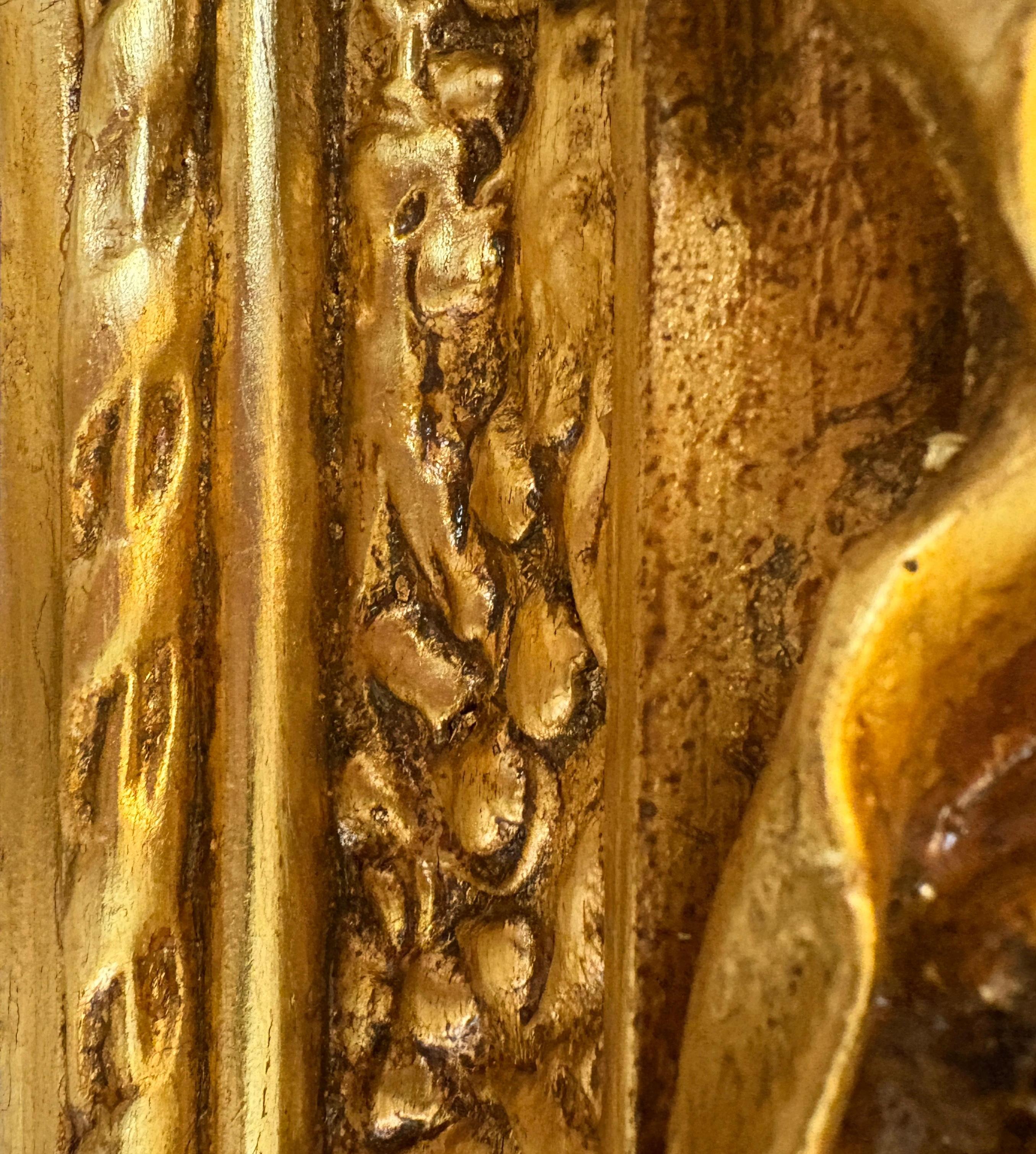 Sculpté Antique Mirror à cadre doré sculpté de l'époque d'Edwardian, d'une qualité exceptionnelle en vente