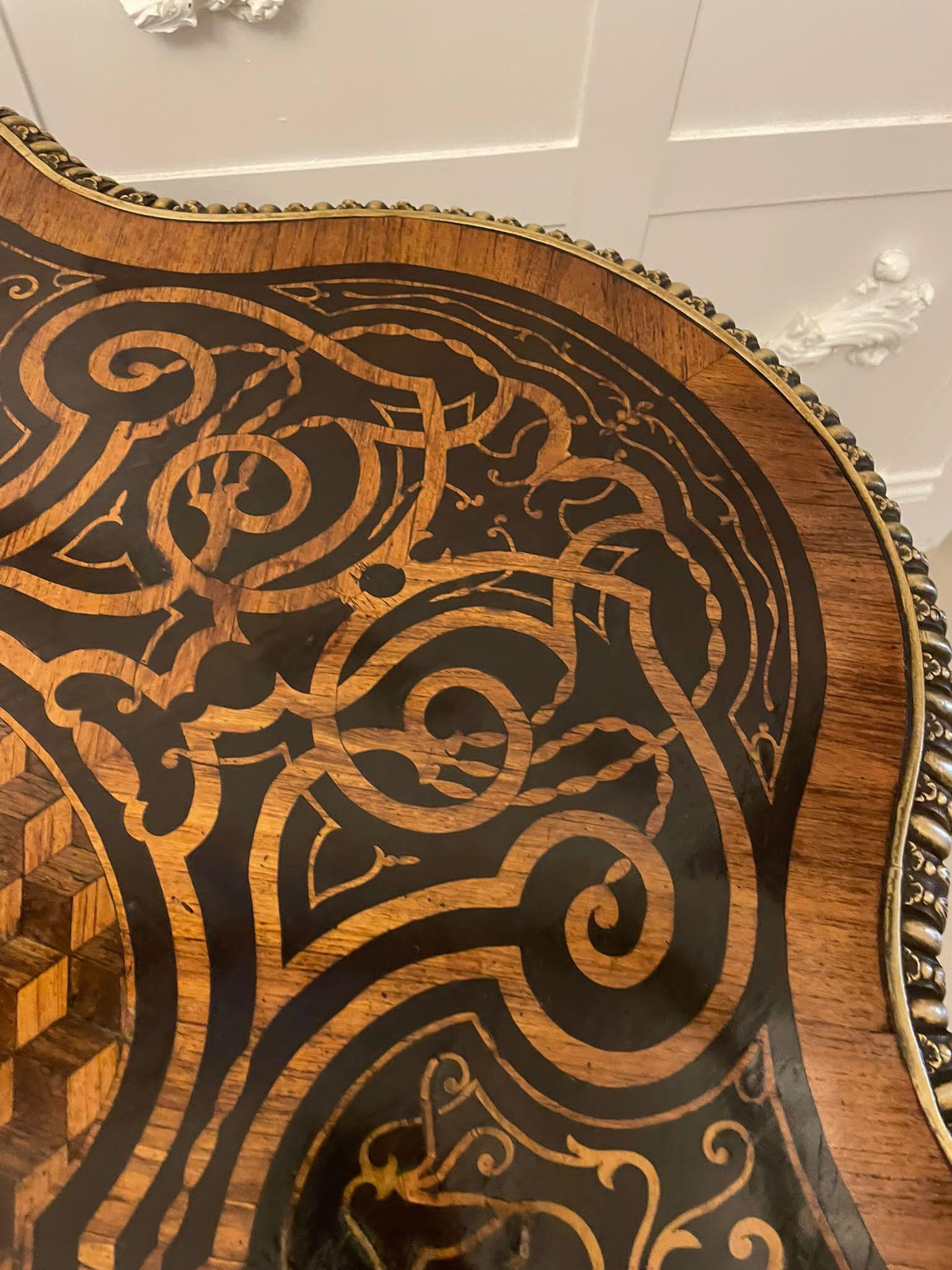 Other Outstanding Quality Antique French Marquetry and Parquetry Centre Table For Sale