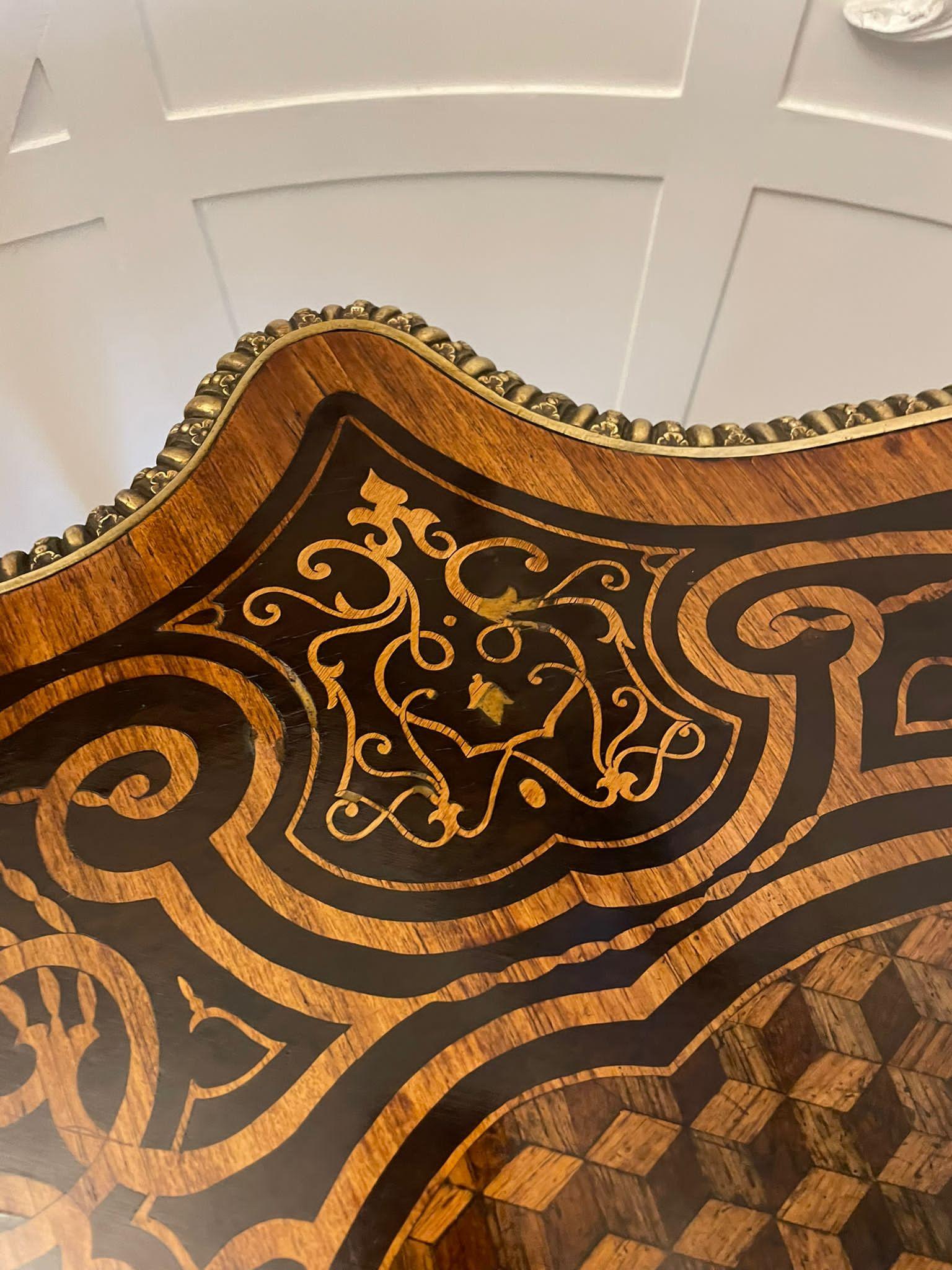 Outstanding Quality Antique French Marquetry and Parquetry Centre Table For Sale 1