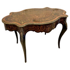 Outstanding Quality Antique French Marquetry and Parquetry Centre Table