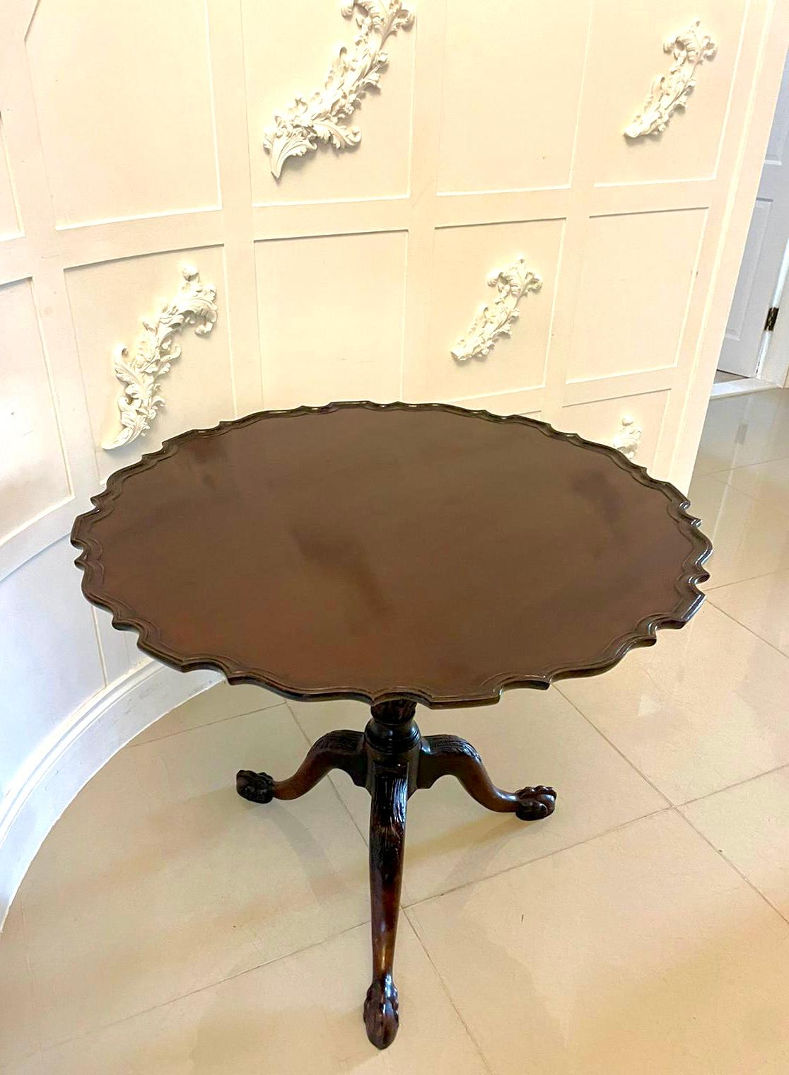  Outstanding Quality Antique George III Mahogany Centre Table  For Sale 2