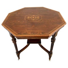 Outstanding Quality Antique Inlaid Mahogany Centre Table