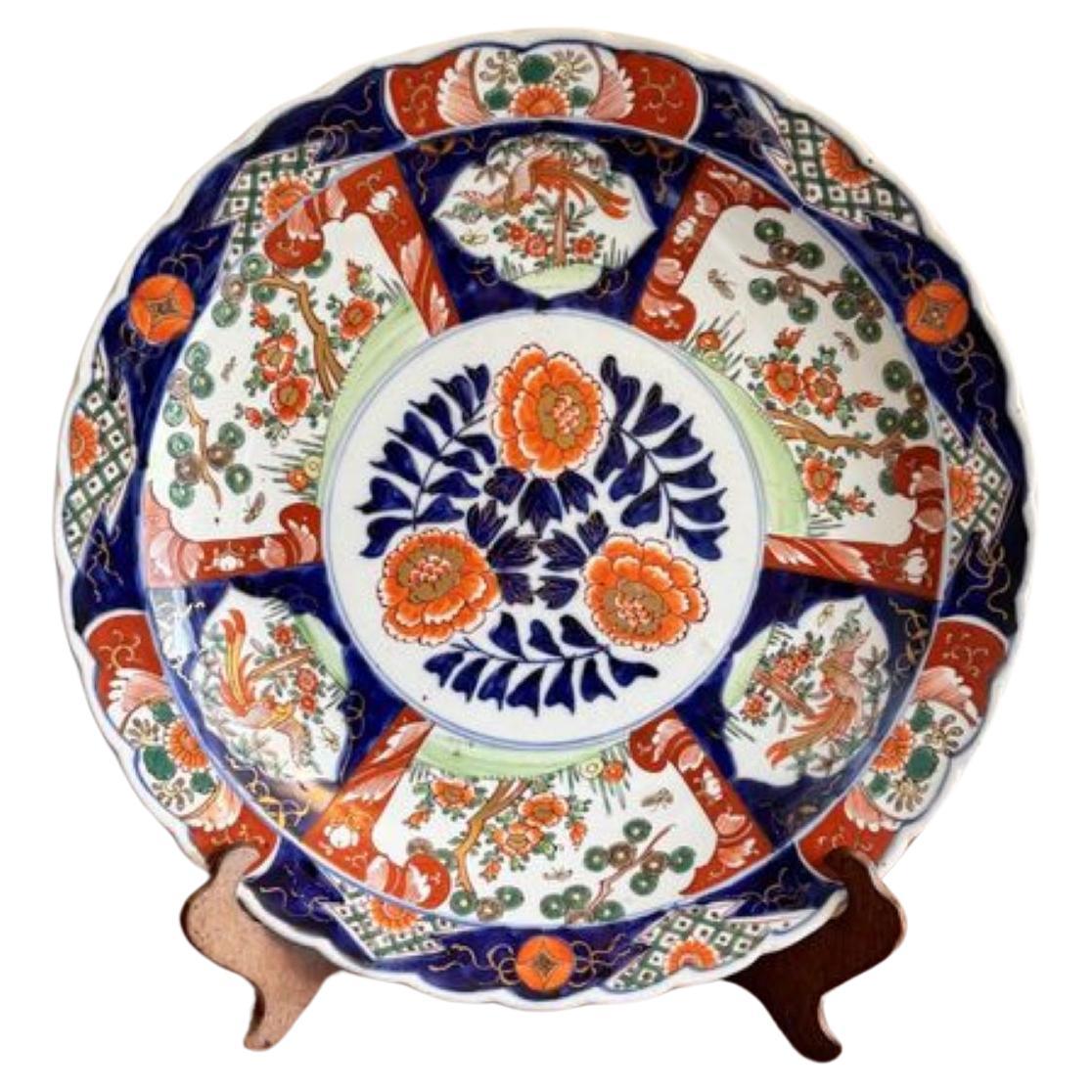 Outstanding quality antique Japanese imari charger  For Sale