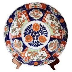 Chargeur imari japonais ancien d'une qualité exceptionnelle 