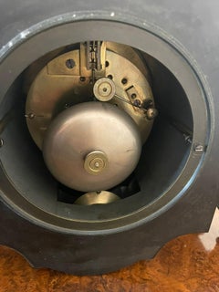 Outstanding Quality Antique Regency Bronze and Marble Clock Set