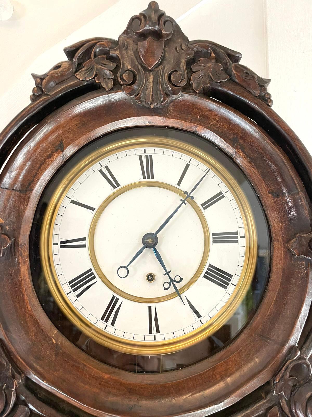 victorian style wall clock