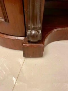 Outstanding Quality Antique Victorian Carved Mahogany Mirror Back Sideboard