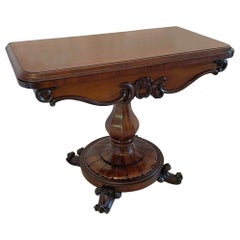 Outstanding Quality Antique Victorian Mahogany Card/Side Table