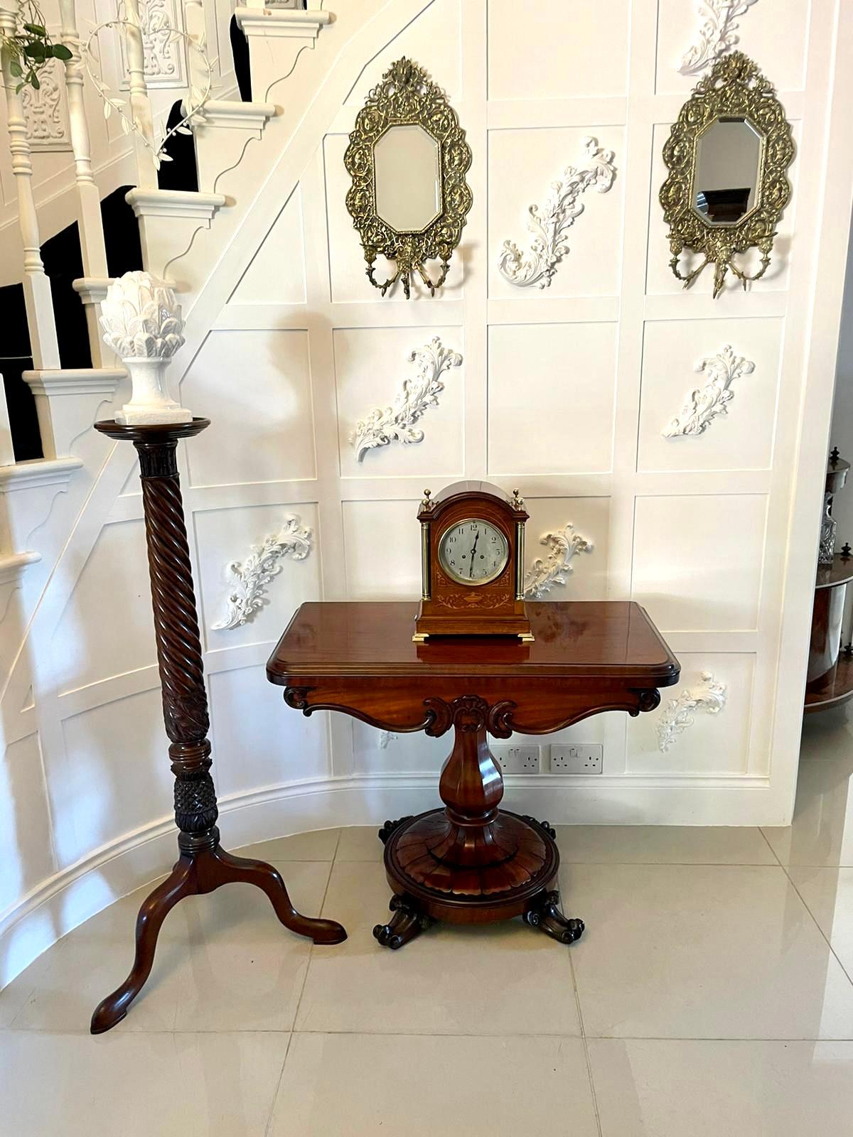 Outstanding Quality Antique Victorian Mahogany Card/Side Table For Sale 5