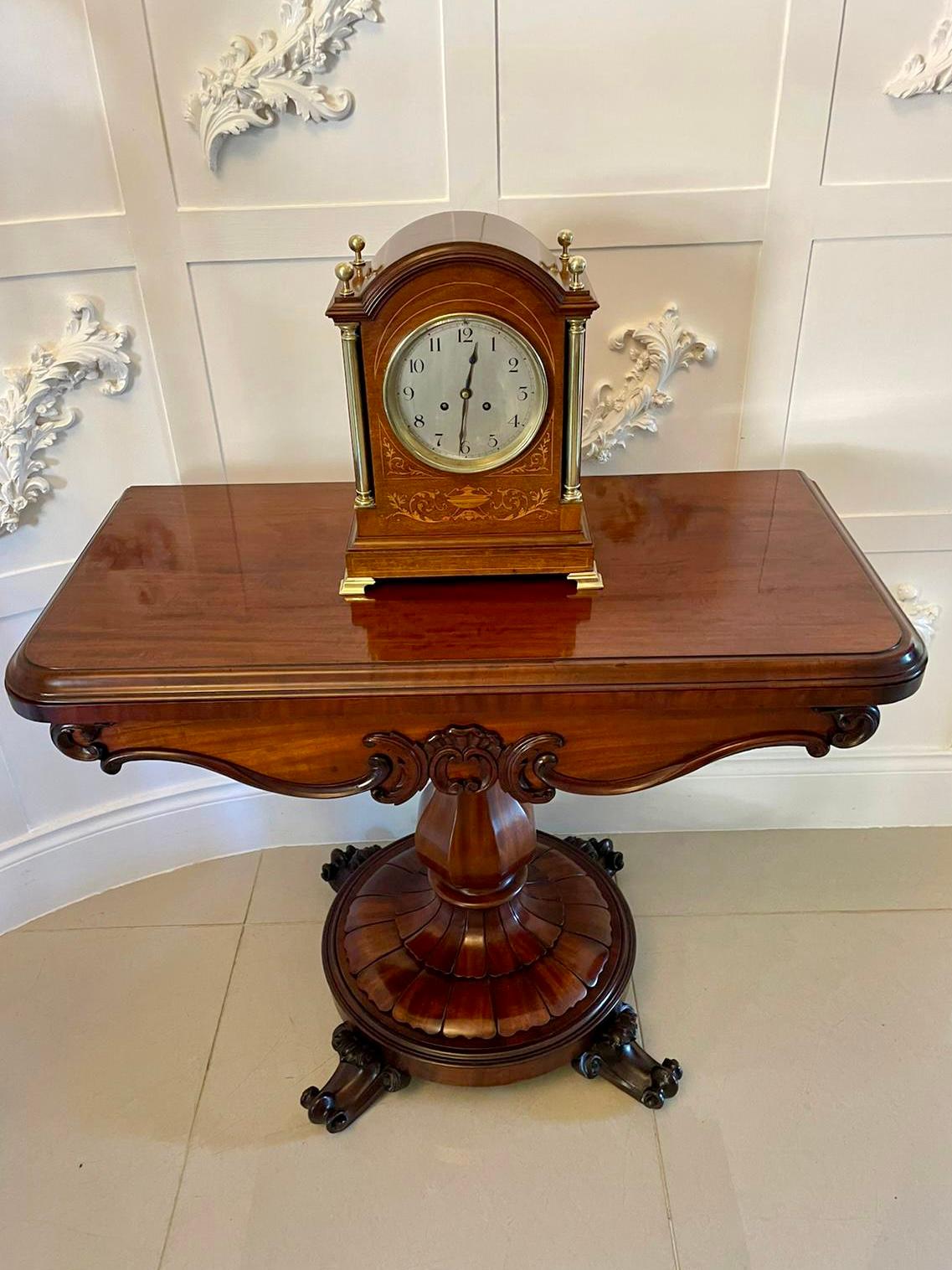 Mid-19th Century Outstanding Quality Antique Victorian Mahogany Card/Side Table For Sale