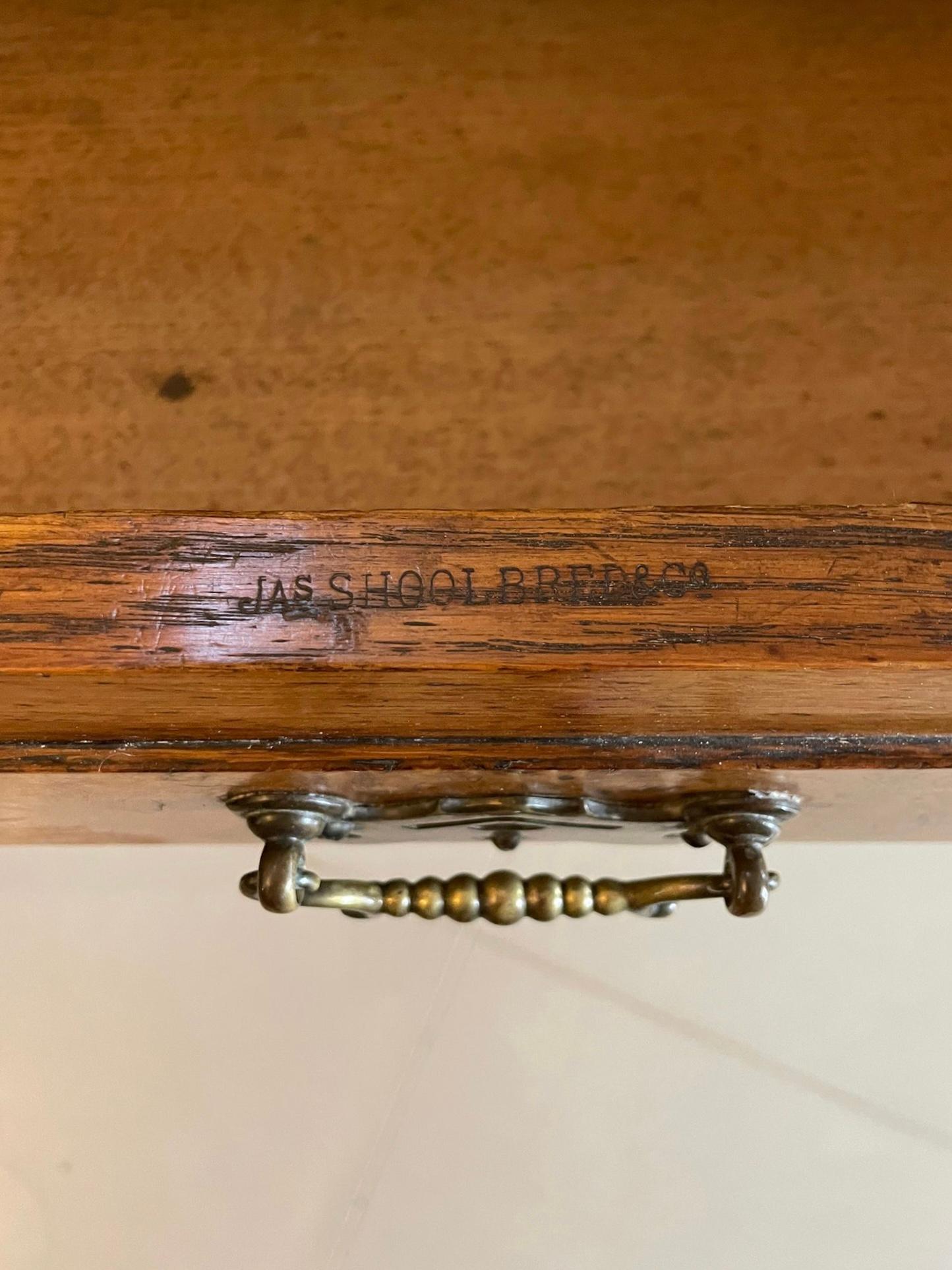Antikes viktorianisches Pollard-Sideboard aus Eiche in hervorragender Qualität mit Spiegelrückenlehne  (Englisch) im Angebot