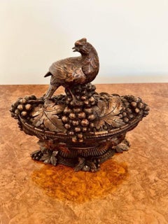 Outstanding quality carved Black Forest jewellery box