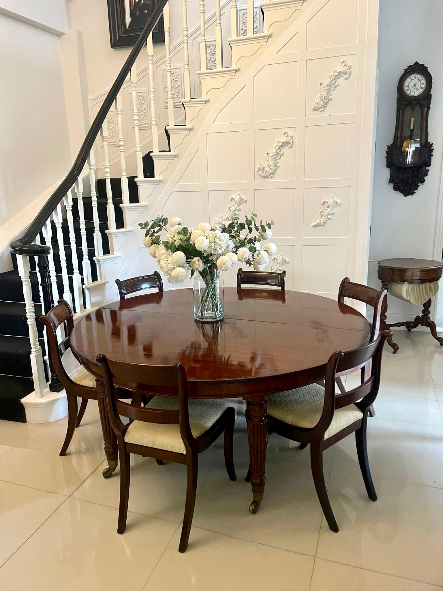 large glass dining table seats 12