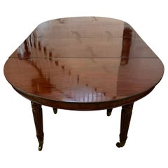 Outstanding Quality Large Antique 12 Seater Mahogany Extending Dining Table