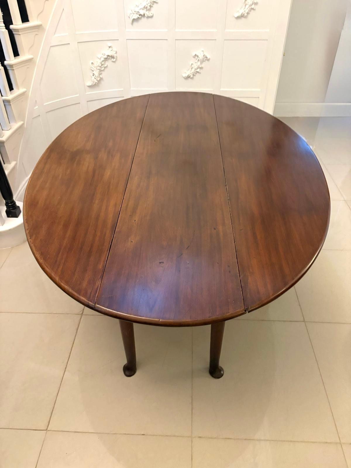 Grande table de salle à manger irlandaise ancienne du 18ème siècle en acajou de qualité exceptionnelle en vente 3
