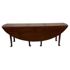 Outstanding Quality Large Antique 18th Century Irish Mahogany Wake/Dining Table