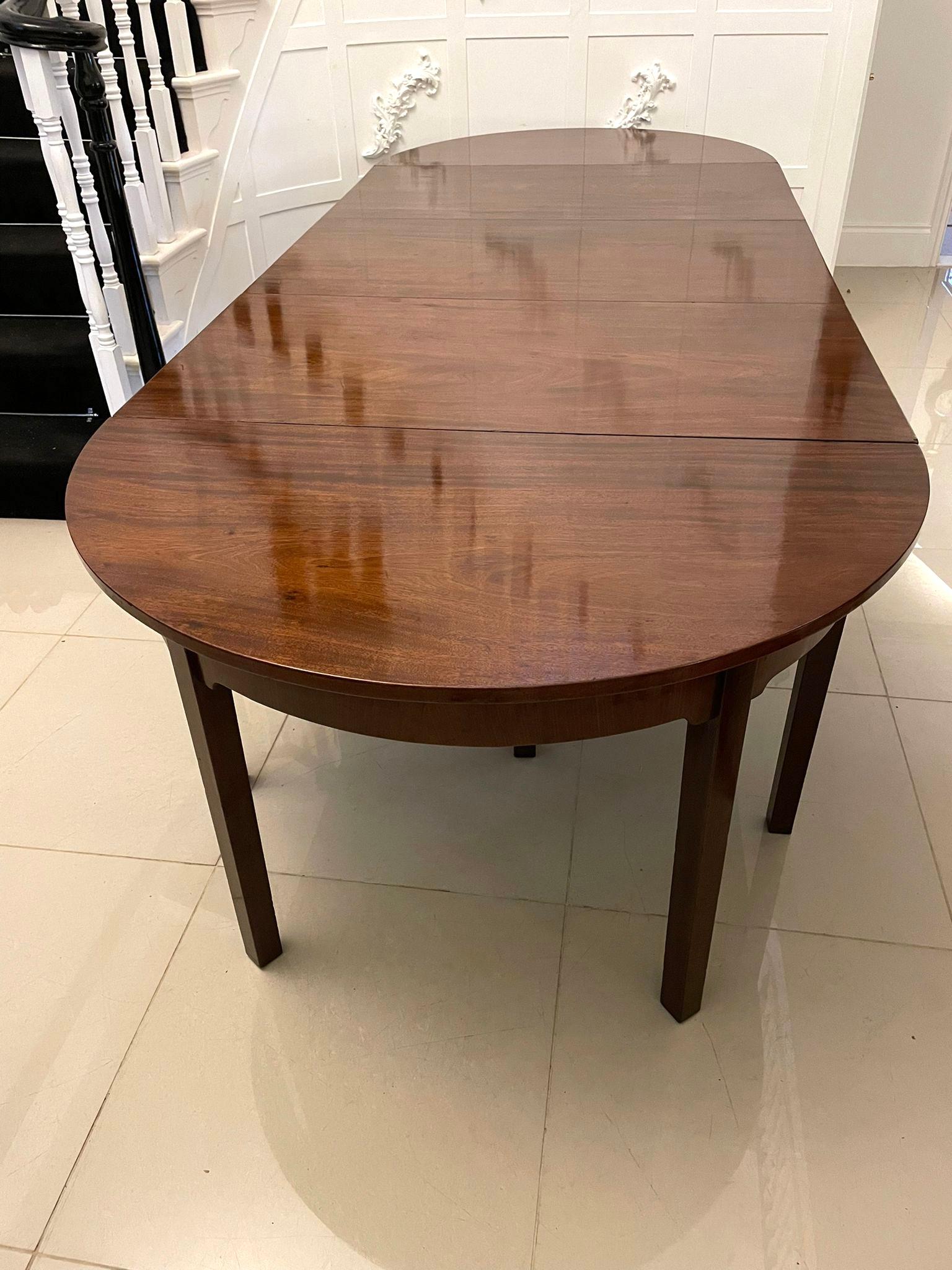 Other Outstanding Quality Large Antique Figured Mahogany Metamorphic Dining Table For Sale