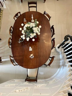 Tavolo da pranzo in mogano irlandese George Large di qualità eccezionale