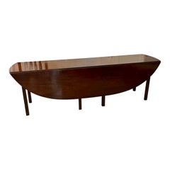 Outstanding Quality Large Antique George III Irish Mahogany Wake/Dining Table