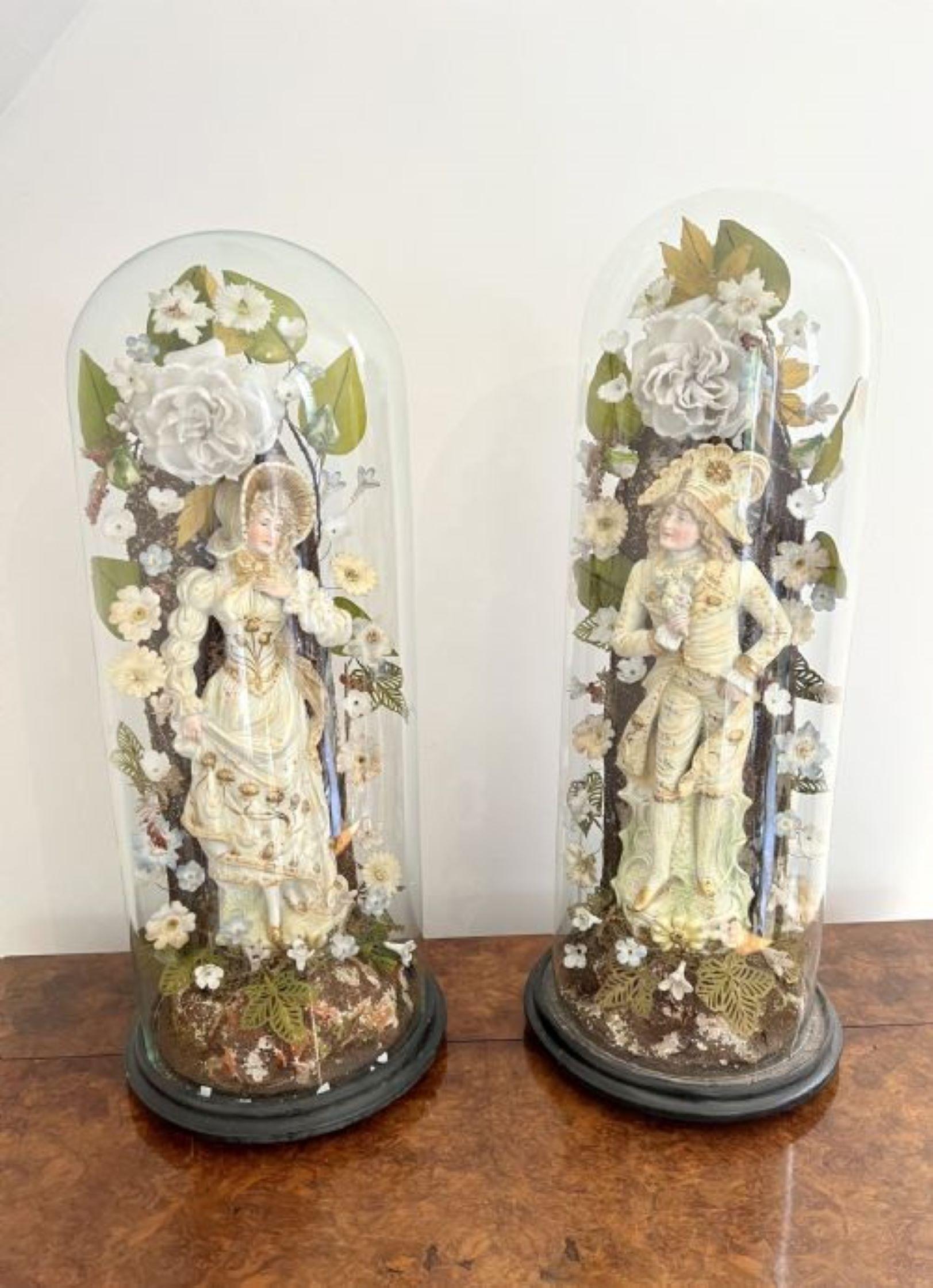 Outstanding quality pair of antique Victorian continental figures In Good Condition For Sale In Ipswich, GB