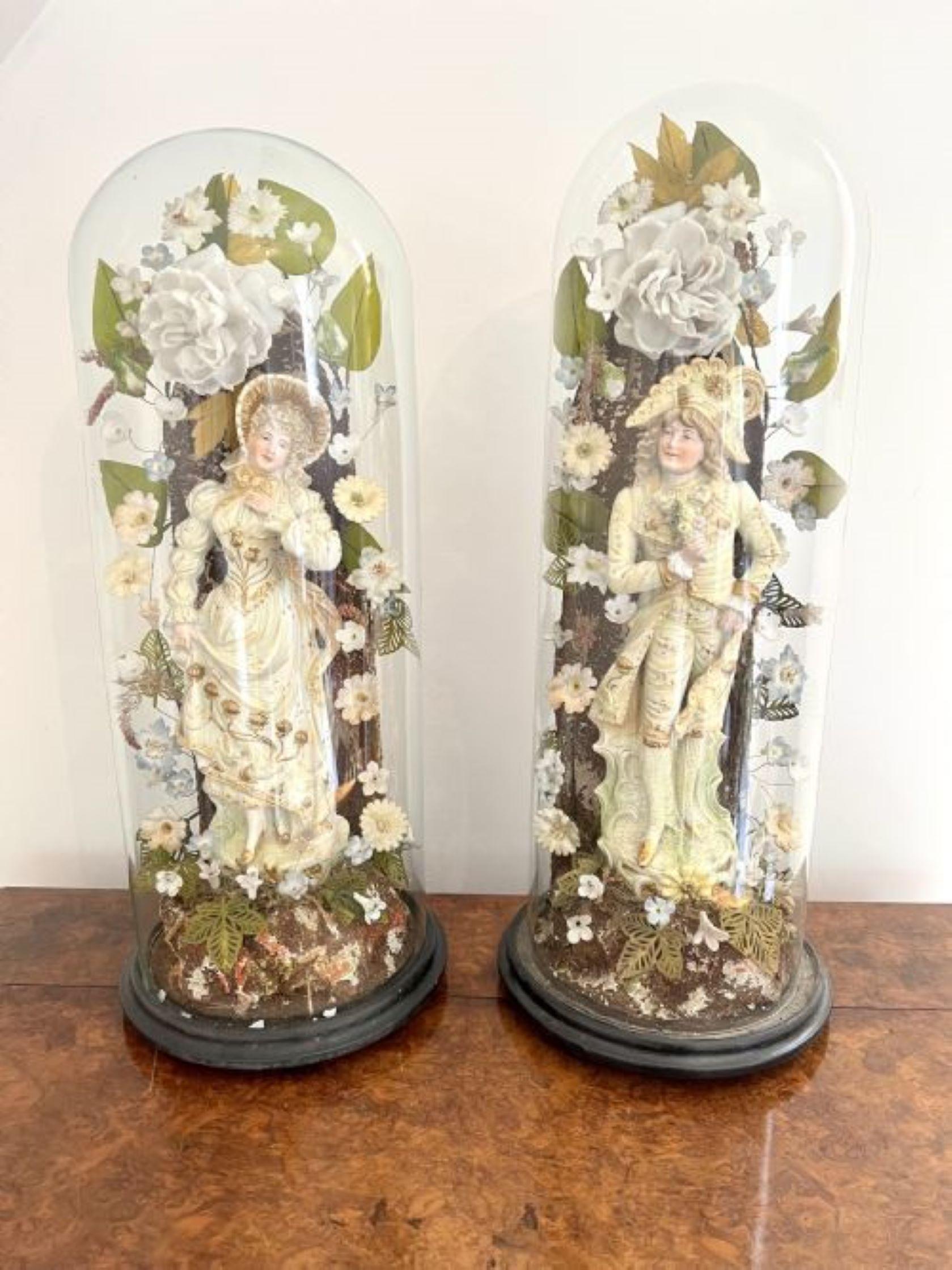 Outstanding quality pair of antique Victorian continental figures For Sale 2