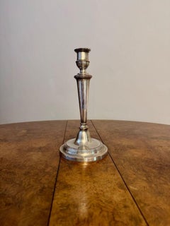 Outstanding quality pair of antique Victorian silver plated candelabras