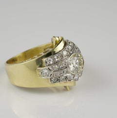 1.50 Carat Diamond Buckle Ring