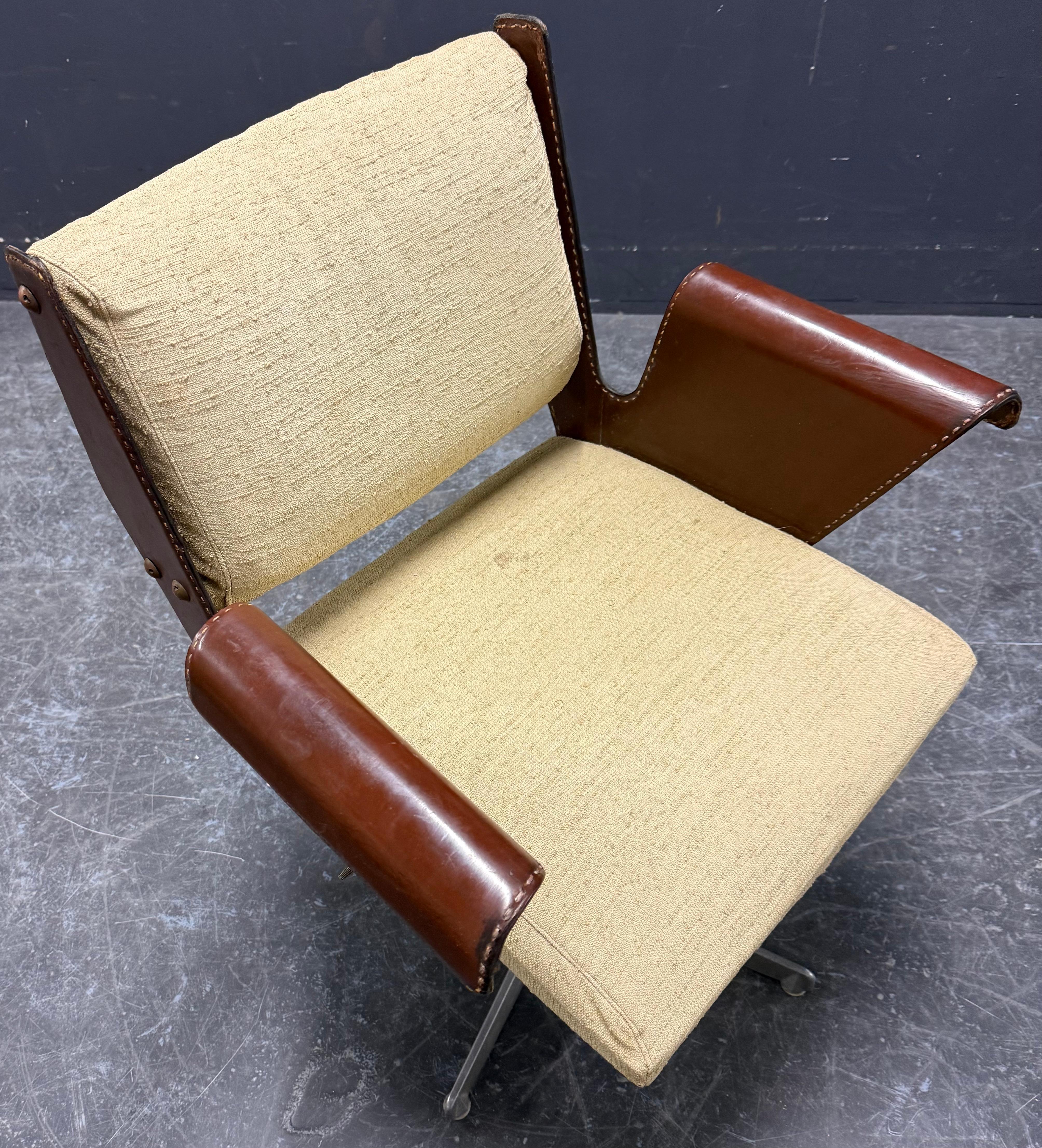 Outstanding rare Albenga office chair by Gustavo Pulitzer In Fair Condition For Sale In Munich, DE