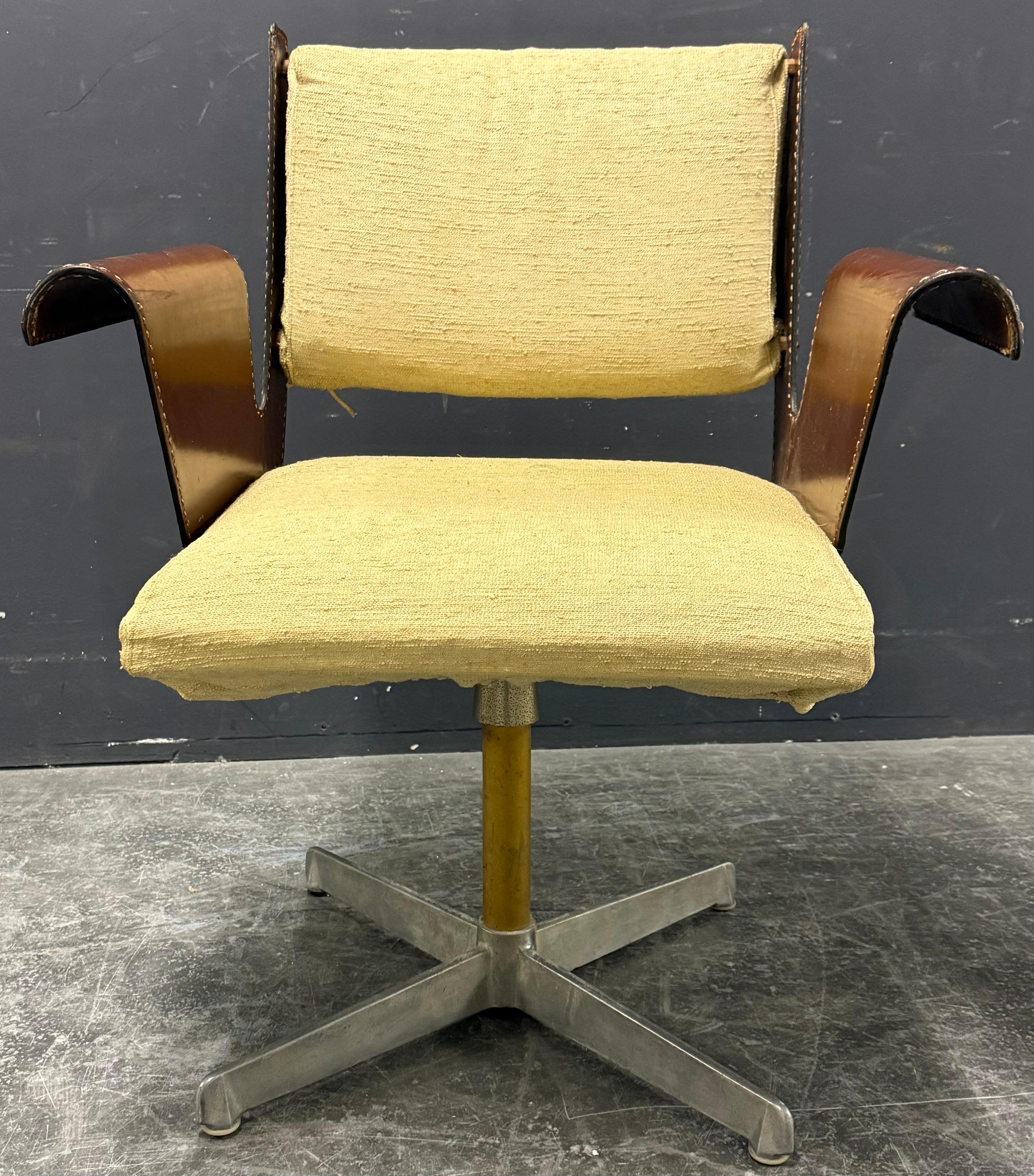 Mid-20th Century Outstanding rare Albenga office chair by Gustavo Pulitzer For Sale
