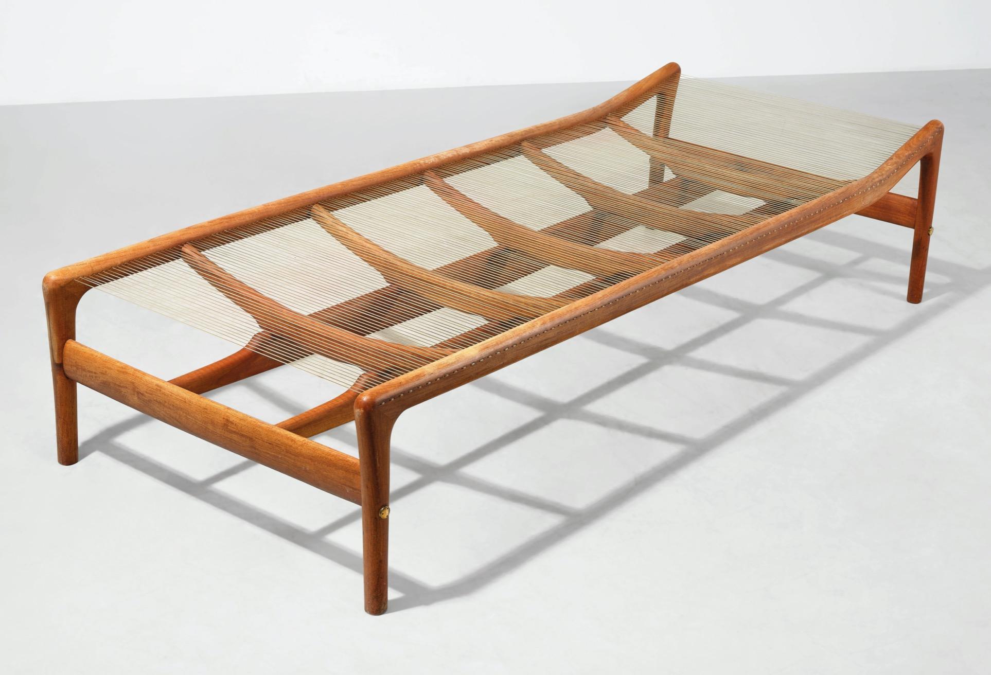 Nylon Outstanding Rare and Iconic Daybed by Helge Vestergaard Jensen