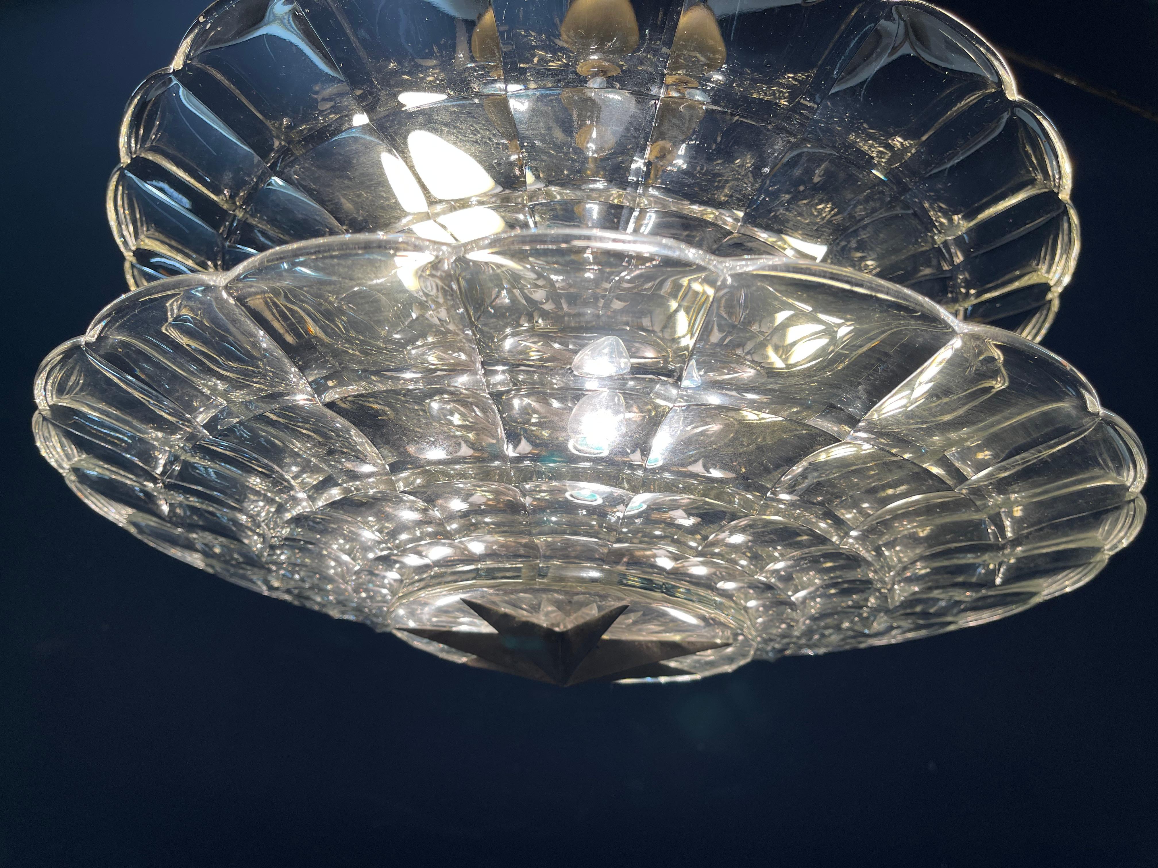 Outstanding Rare and Important Chandelier by Eduard Josef Wimmer-Wisgrill For Sale 8