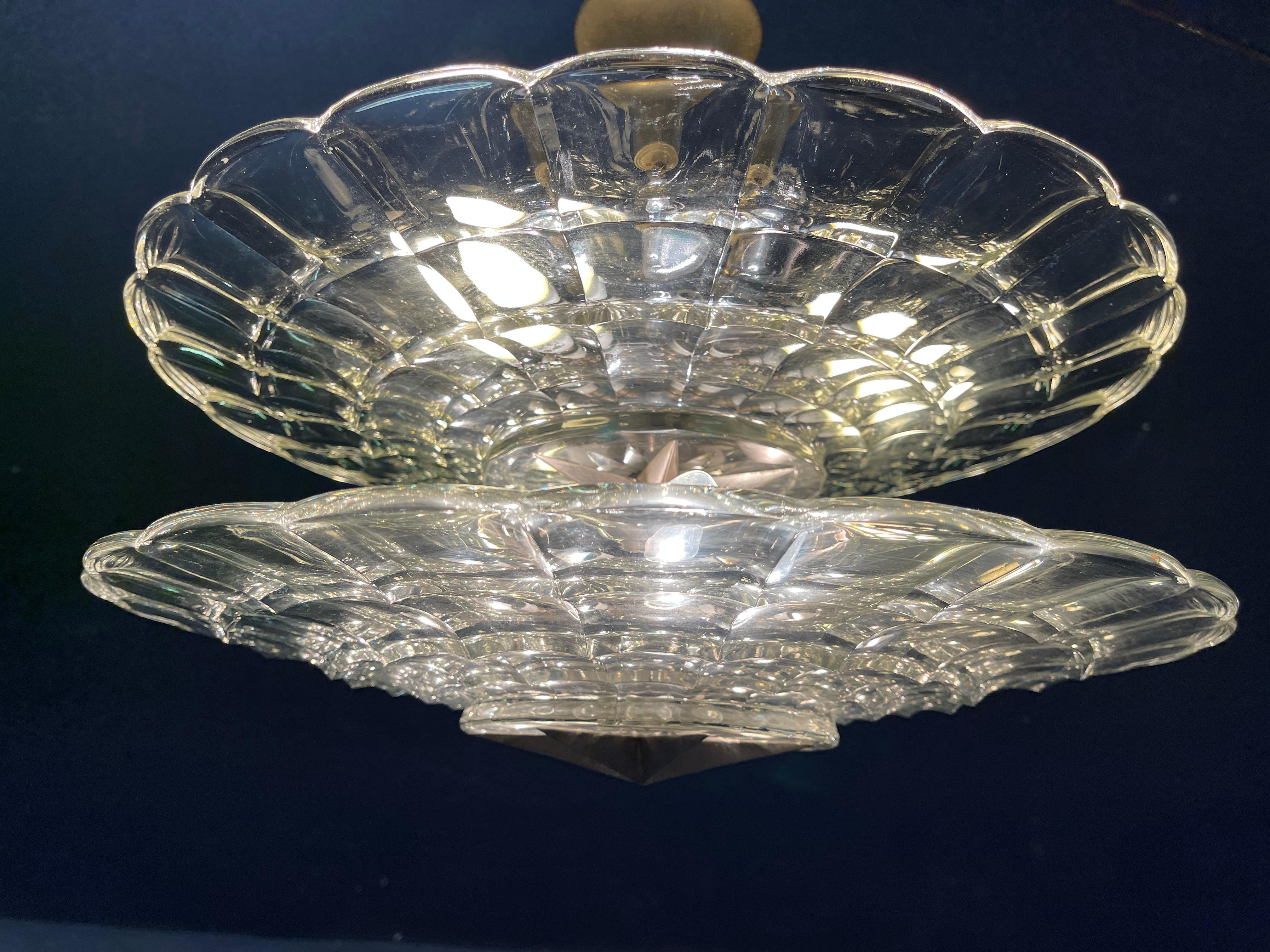 Outstanding Rare and Important Chandelier by Eduard Josef Wimmer-Wisgrill For Sale 11